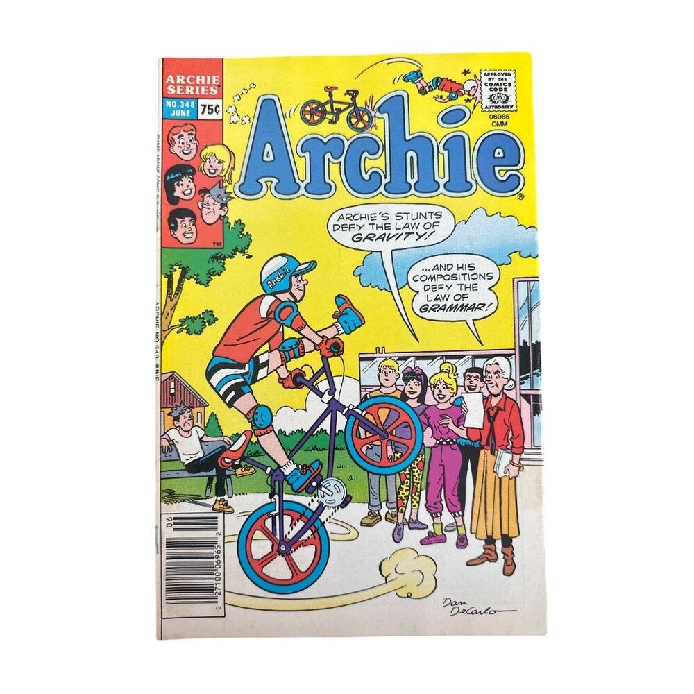 Archie Series Comic #348 June 1987 Multicolor Vintage Bagged Boarded